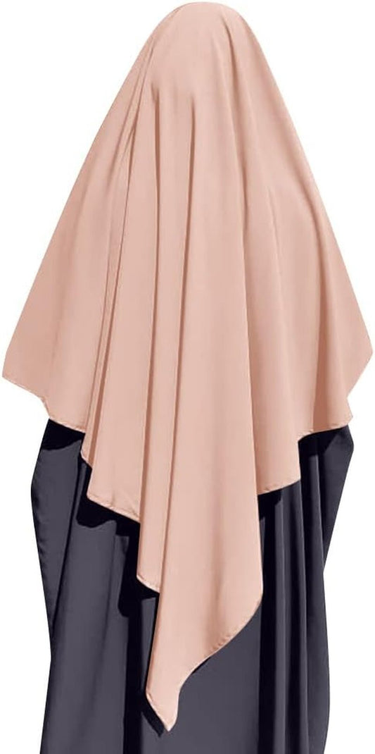 Women Muslim Abaya Hijab Dubai Middle Head Scarf Long Khimar Ramadan Eid Prayer Hijab Wrap Burkas Islam Niqab - WORLD TIME VISITS