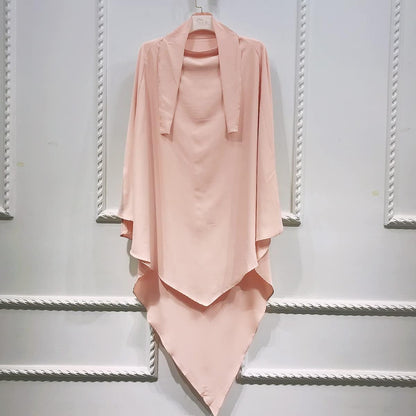 Women Muslim Abaya Hijab Dubai Middle Head Scarf Long Khimar Ramadan Eid Prayer Hijab Wrap Burkas Islam Niqab