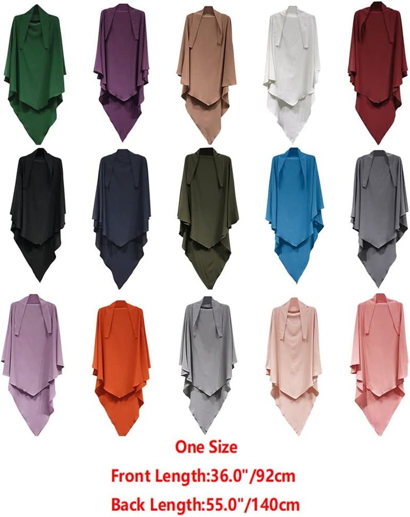 Women Muslim Abaya Hijab Dubai Middle Head Scarf Long Khimar Ramadan Eid Prayer Hijab Wrap Burkas Islam Niqab