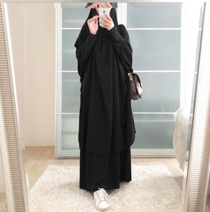 Women Muslim Dress Ramadan One Piece Prayer Garment Hijab Abaya Dubai Islam Robe African Turkey Caftan