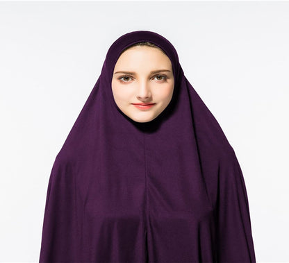 Women Muslim Islam Headscarf Hijabs Muslim Headscarf Turban Jersey Hijabs Long Cape Hat