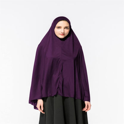 Women Muslim Islam Headscarf Hijabs Muslim Headscarf Turban Jersey Hijabs Long Cape Hat