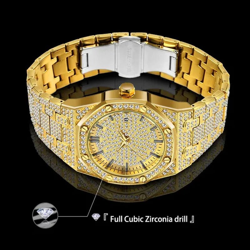 Women Quartz Watch Fashion Bling Casual Ladies Watch Female Gold Wristwatch Crystal Diamond Girls Clock