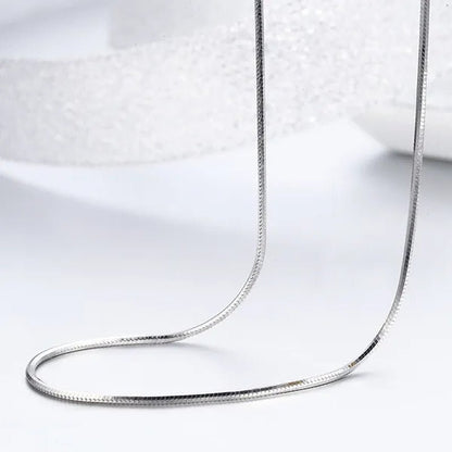 Women's Fashion Snake Bone Necklace Pendant Accessories Collarbone Chain Necklace Jewelry 16-inch-30 Inches