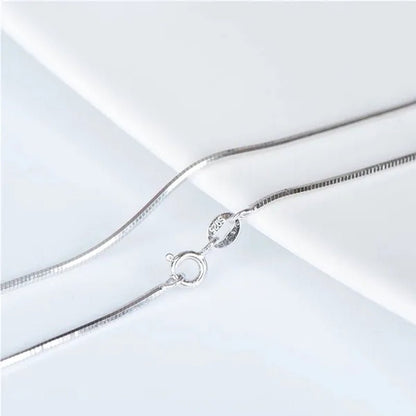 Women's Fashion Snake Bone Necklace Pendant Accessories Collarbone Chain Necklace Jewelry 16-inch-30 Inches