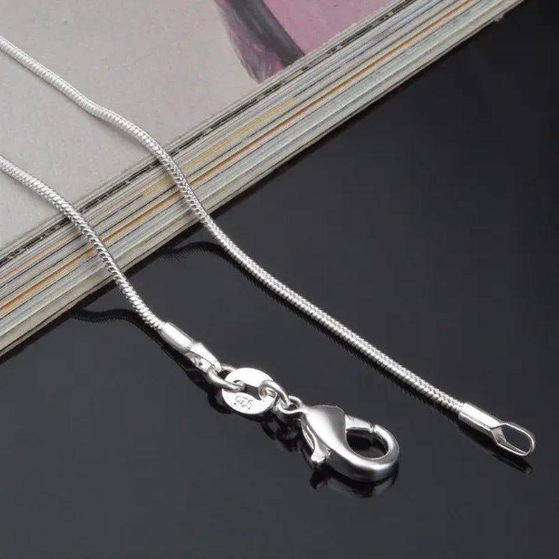 Women's Fashion Snake Bone Necklace Pendant Accessories Collarbone Chain Necklace Jewelry 16 - inch - 30 Inches - WORLD TIME VISITS