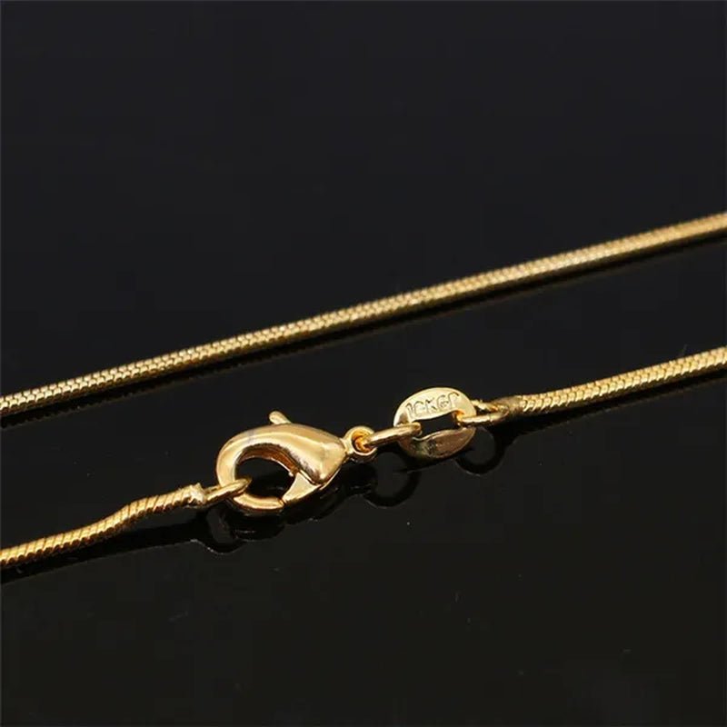 Women's Fashion Snake Bone Necklace Pendant Accessories Collarbone Chain Necklace Jewelry 16-inch-30 Inches