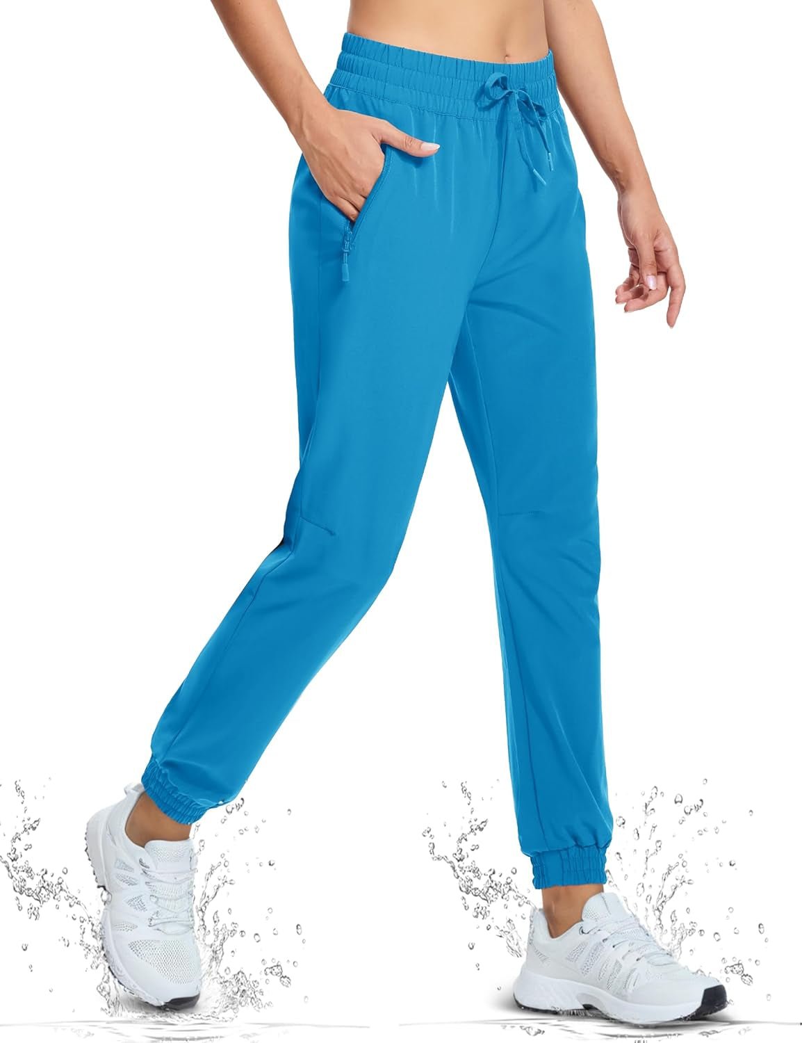 Women'S Hiking Pants Lightweight Quick Dry Water Resistant Athletic Running Joggers with Pockets Outdoor Travel - WORLD TIME VISITS