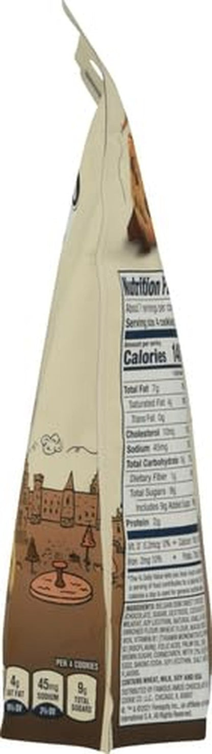Wonders of the World Belgian Chocolate | Bite-Size Cookies with Chocolate Chips in a Resealable 7 Oz Bag