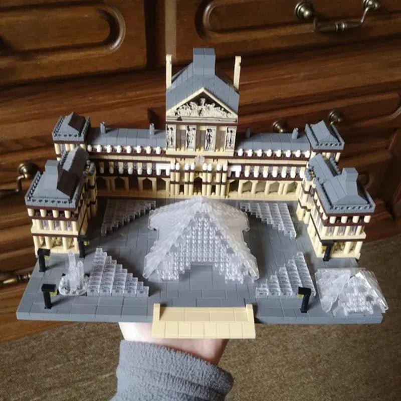 World Architecture Colosseum Leaning Tower Louvre Museum Cathedral Museum Church 3D Model DIY Mini Diamond Blocks Bricks Building Toy for Children Gift No Box - WORLD TIME VISITS