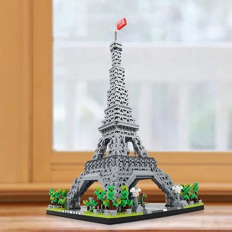 World Architecture Colosseum Leaning Tower Louvre Museum Cathedral Museum Church 3D Model DIY Mini Diamond Blocks Bricks Building Toy for Children Gift No Box - WORLD TIME VISITS