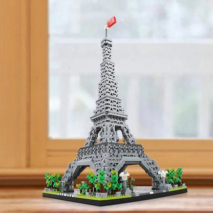 World Architecture Colosseum Leaning Tower Louvre Museum Cathedral Museum Church 3D Model DIY Mini Diamond Blocks Bricks Building Toy for Children Gift No Box - WORLD TIME VISITS