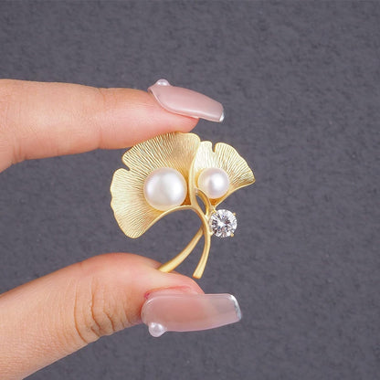 Xmas Gifts Brooches Pins Fashion Flower Drop Oil Brooch Fresh Women Wear Alloy Brooch Suit Accessories Corsage A-Z 26 Letters Pins Brooches