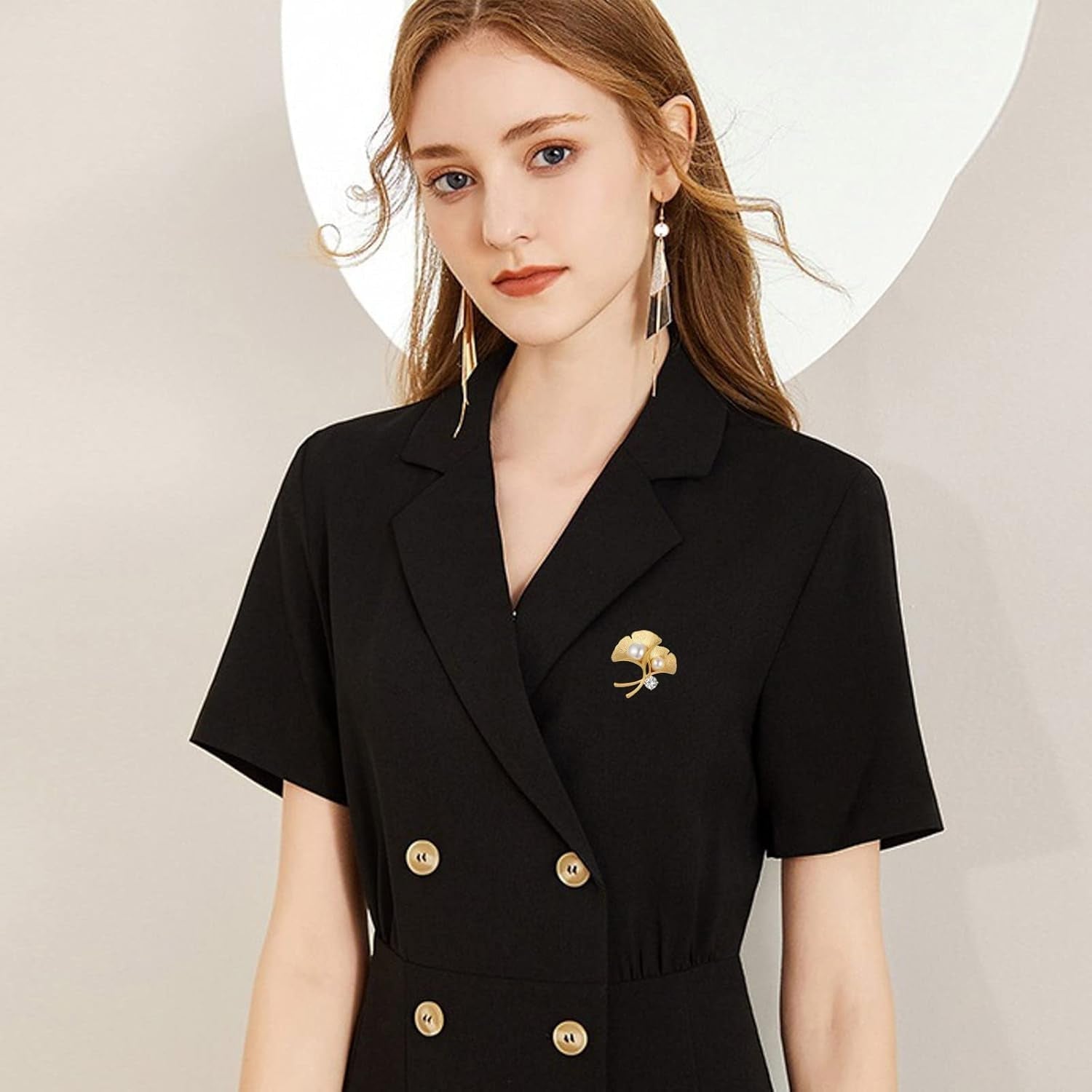 Xmas Gifts Brooches Pins Fashion Flower Drop Oil Brooch Fresh Women Wear Alloy Brooch Suit Accessories Corsage A - Z 26 Letters Pins Brooches - WORLD TIME VISITS
