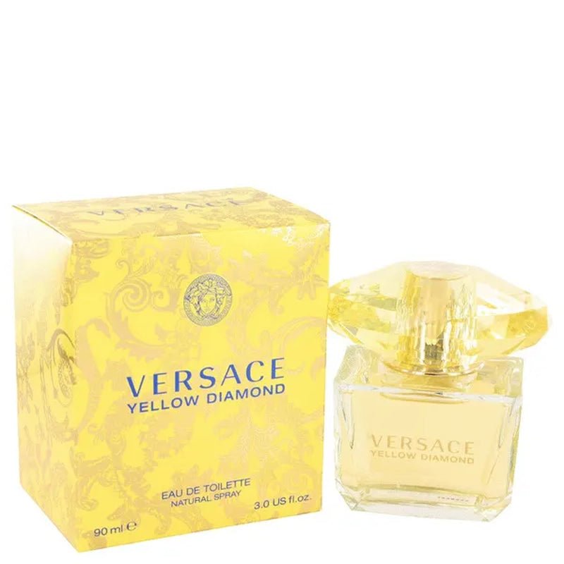 Yellow Diamond By Versace 3 oz Eau De Toilette Spray for Women - WORLD TIME VISITS