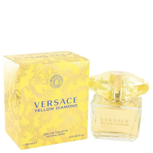 Yellow Diamond By Versace 3 oz Eau De Toilette Spray for Women - WORLD TIME VISITS